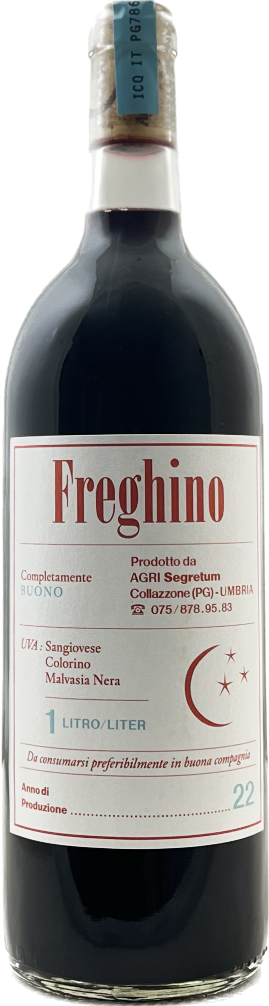 Freghino - Agri Segretum 2022 100 cl - BIO